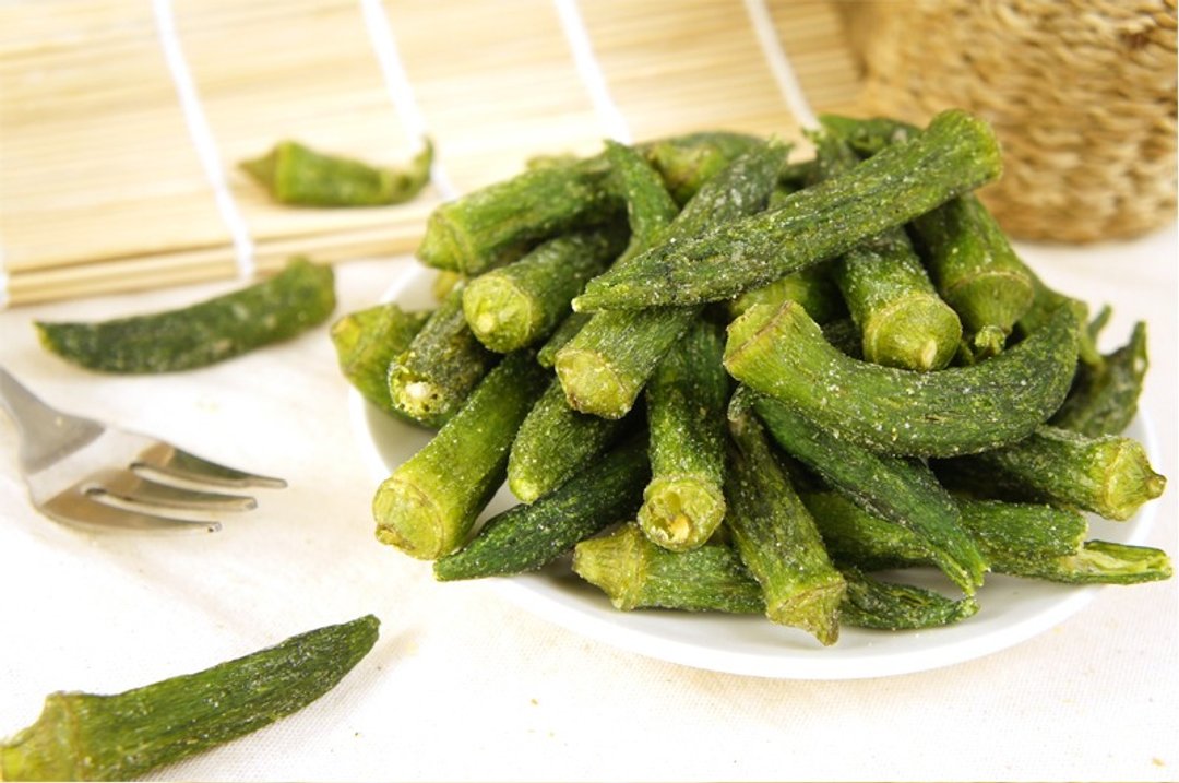午后小食光│纤味野菜秋葵脆条(80g/包) - 水果干 - 新鲜食材 