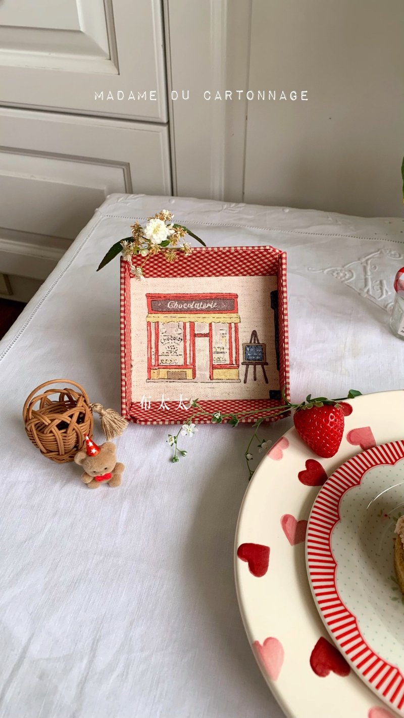 收纳梦想的法式布盒 - 收纳用品 - 棉．麻 红色