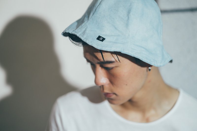 旅-有机棉渔夫帽(蓝染) Organic Cotton & Natural dye - 帽子 - 环保材料 