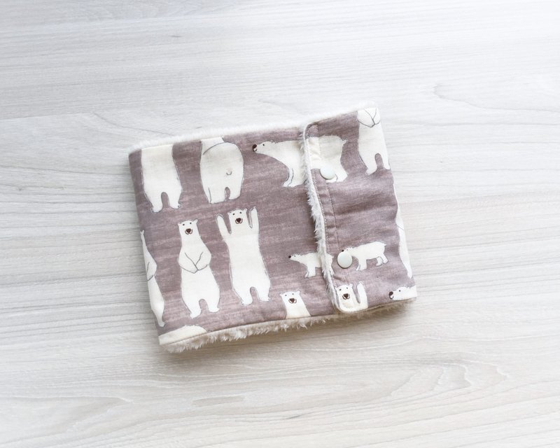 超柔暖暖宝贝脖围 (围巾)-哈啰北极熊 - 其他 - 棉．麻 灰色