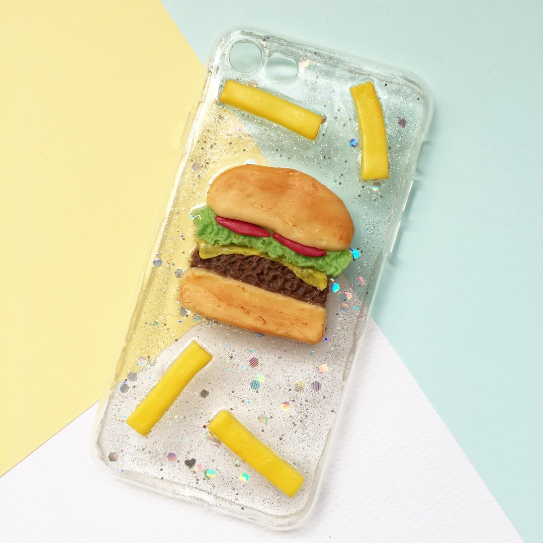 Hamburger case - 手机壳/手机套 - 塑料 透明