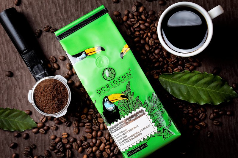 【D'ORIGENN】绿嘴鸟 - VENCIA 庄园 - 中烘培 - 咖啡 - 浓缩/萃取物 绿色