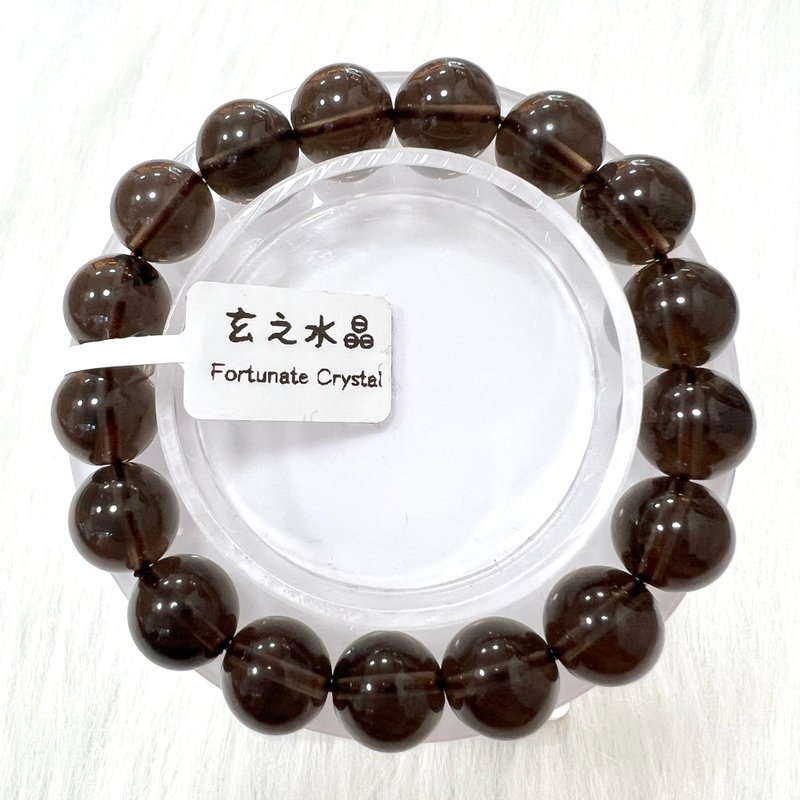 茶晶手串 | 水晶 | 水晶手串 | 水晶手链 | 水晶手链 - 手链/手环 - 水晶 咖啡色
