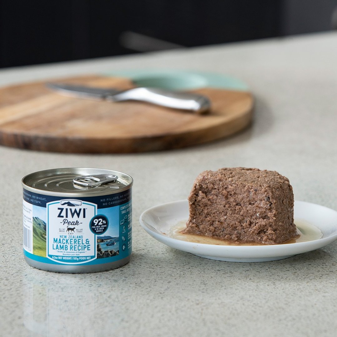 【猫主食罐】ZIWI 巅峰 鲭鱼羊肉 经典系列 猫罐 无榖无胶 肉泥 - 猫罐头/鲜食 - 新鲜食材 