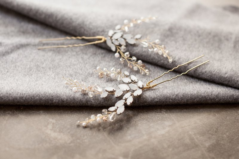 [ Mabel ]  新娘发饰 手作 婚礼饰品 - 发饰 - 其他金属 