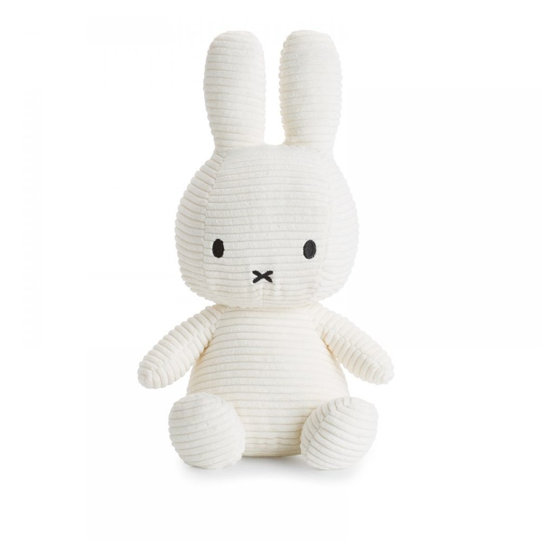 Bon Ton Toys | Miffy 米飞兔 灯芯绒娃娃 白色 33cm - 玩偶/公仔 - 其他材质 白色