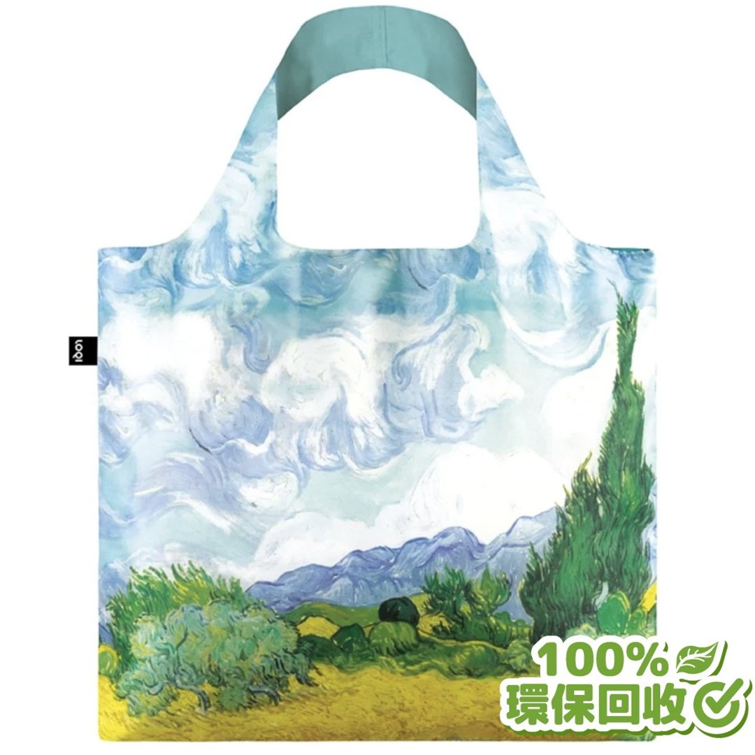LOQI 环保材质购物袋-梵谷-麦田 (无扣带、无暗袋) - 手提包/手提袋 - 环保材料 