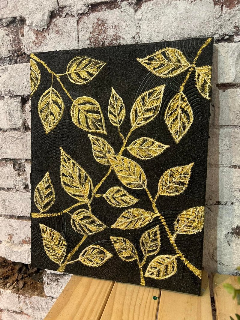王咖咖—油画—教学画作出清 6F - 墙贴/壁贴 - 颜料 金色