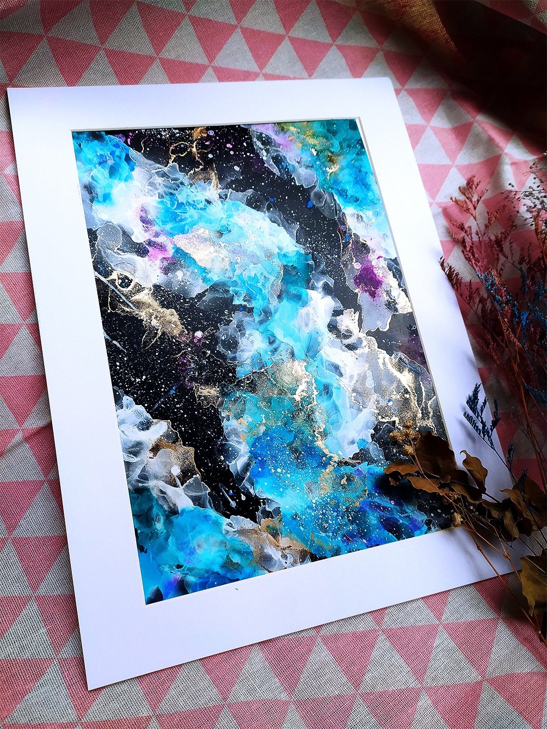 【一人成团】限时灿烂星河主题 酒精墨水创作课/零基础可 - 插画/绘画/写字 - 纸 