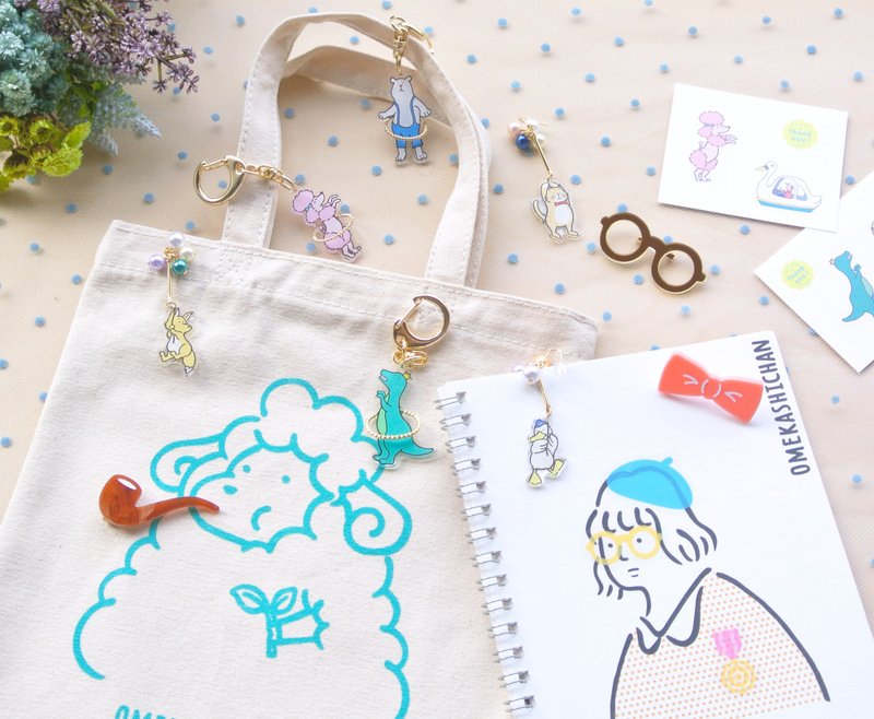 Goody Bag - haraprcora happy bag 2018 - 耳环/耳夹 - 压克力 多色