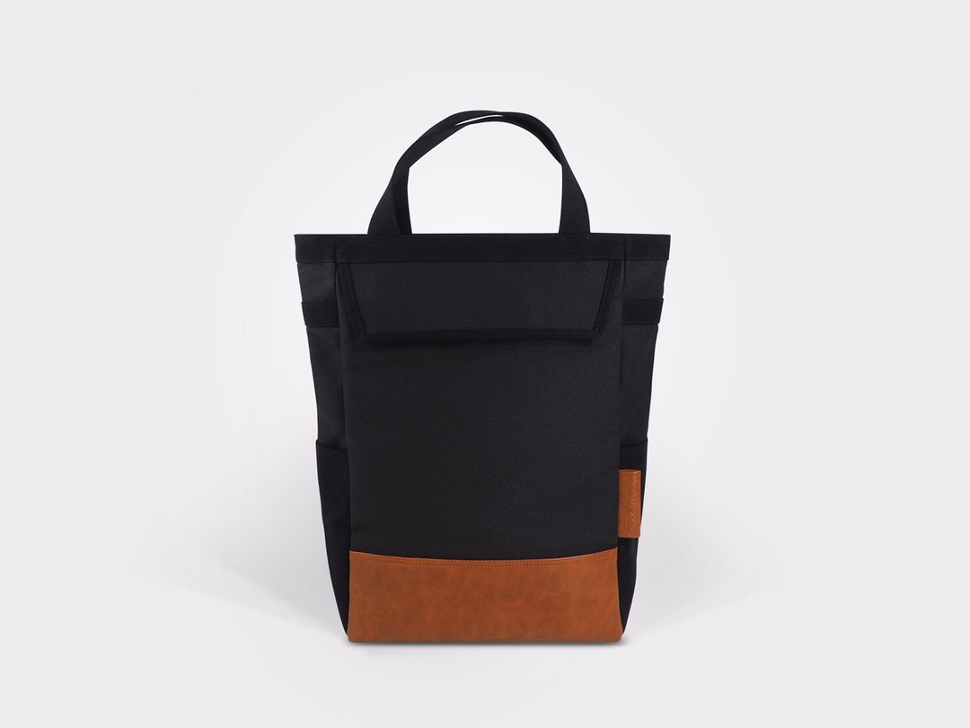 ONE Collection Convertible Backpack - Black - 后背包/双肩包 - 棉 黑色
