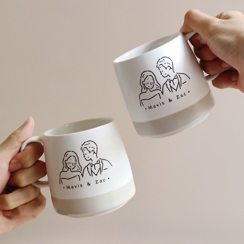 【定制】简约萌萌像_磨砂杯/附赠手机壁纸 - 其他杯子 - 陶 多色