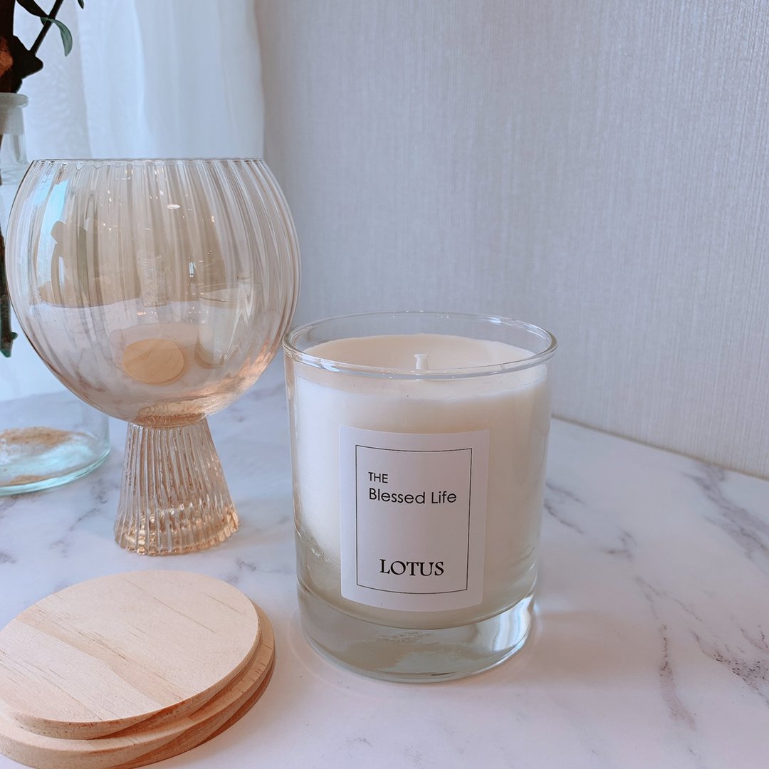 || LOTUS CANDLE || 大豆蜡香氛蜡烛 200g - 蜡烛/烛台 - 其他材质 