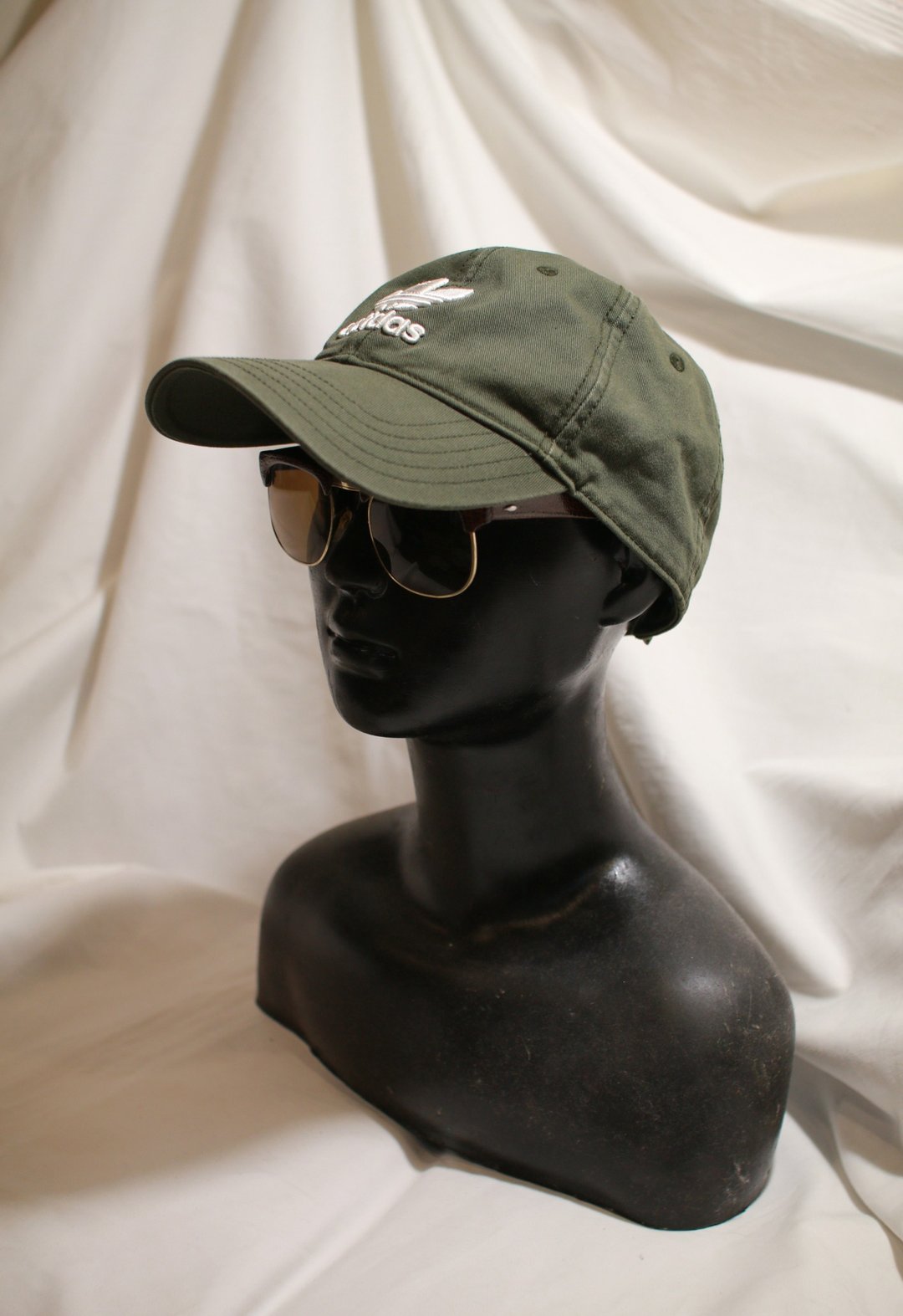 Back to Green:: Adidas 水洗军绿 vintage hat - 帽子 - 棉 