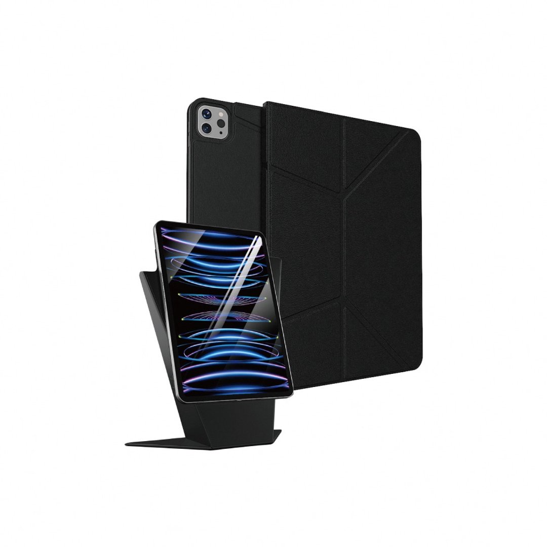 含赠品 | iPad 可拆卸背板 磁吸悬浮支架 - 平板/电脑保护壳 - 其他材质 黑色