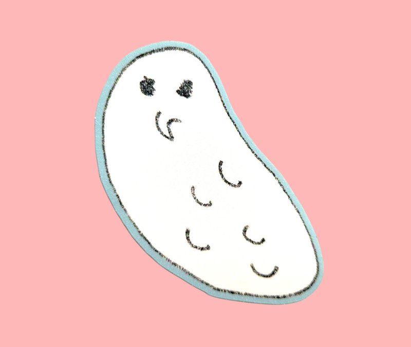 猫头鹰闪亮贴纸 - 贴纸 - 其他材质 蓝色