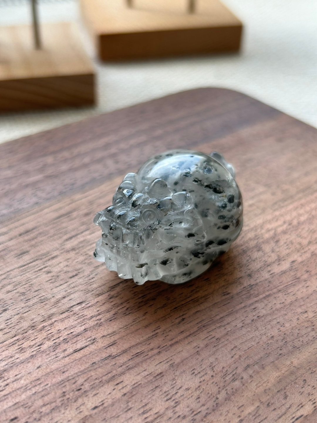 华光-藏晶阁 | 黑碧玺-龙龟  | 对应 海底轮 - 摆饰 - 水晶 