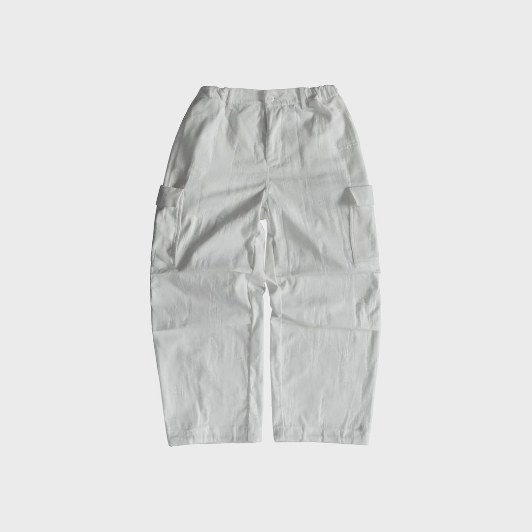 DYCTEAM - Drawstring full length work pants (white) - 男士长裤 - 其他材质 白色