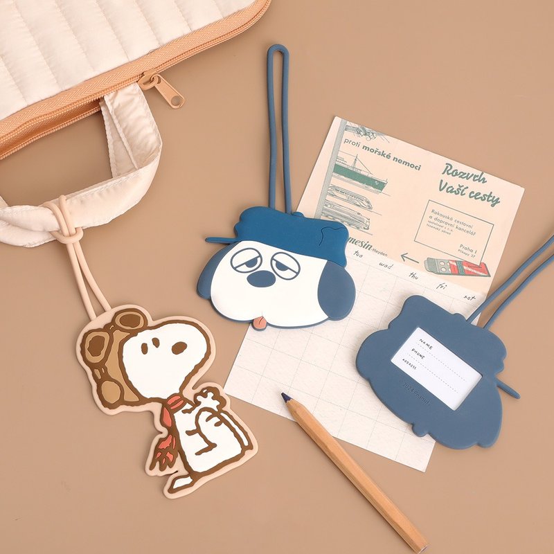 Peanuts史努比硅胶行李吊牌-Snoopy Olaf行李箱挂牌 绑带 旅行配 - 其他 - 硅胶 多色