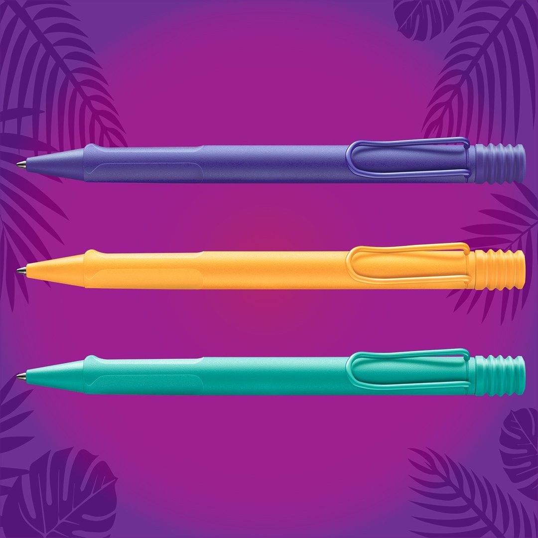 LAMY - 二入原子笔礼盒 / safari狩猎者系列 - candy - 无刻字 - 圆珠笔/中性笔 - 塑料 多色