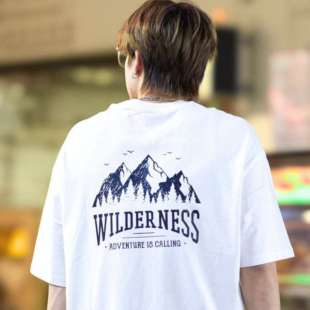 【CREEPS】Wilderness 宽松重磅印花T恤 210g - 男装上衣/T 恤 - 棉 多色