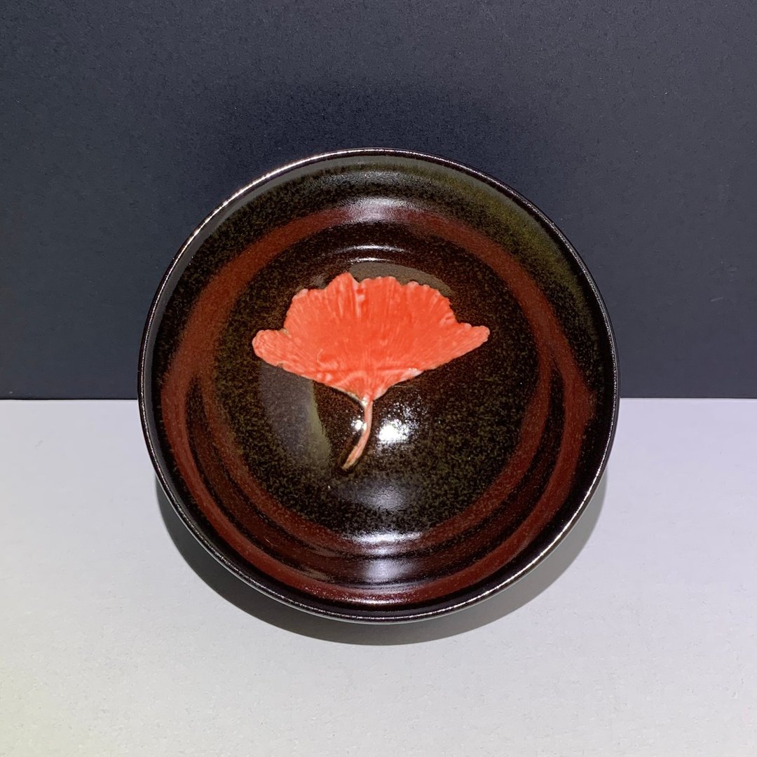 木叶天目圆杯 80ml 邱毓宁 莺歌烧 B2-03 - 茶具/茶杯 - 瓷 黑色