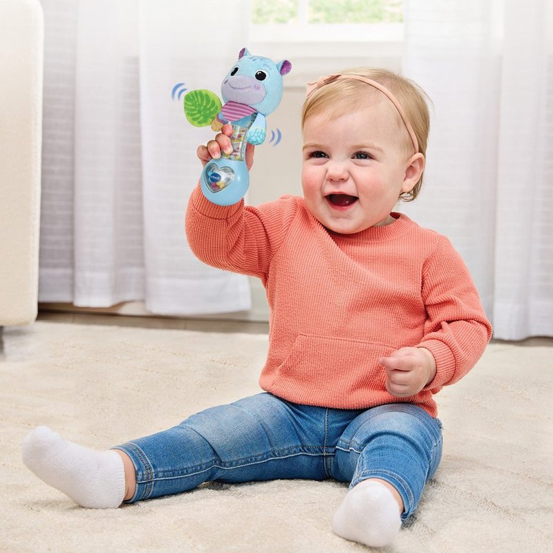 Vtech　微笑河马手摇铃 - 玩具/玩偶 - 塑料 