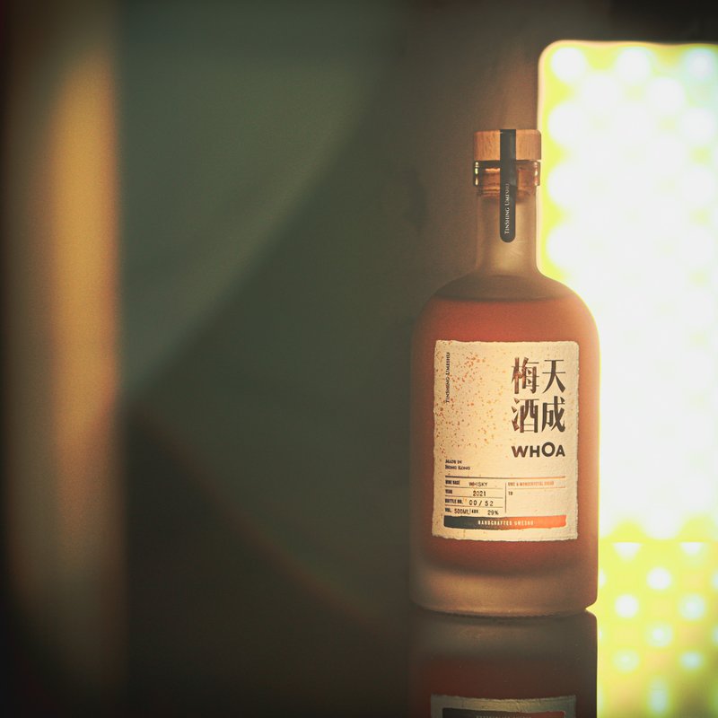 天成梅酒WHOA - 威士忌梅酒 500ml (获奬作品) (可写上名字) - 酒类 - 玻璃 
