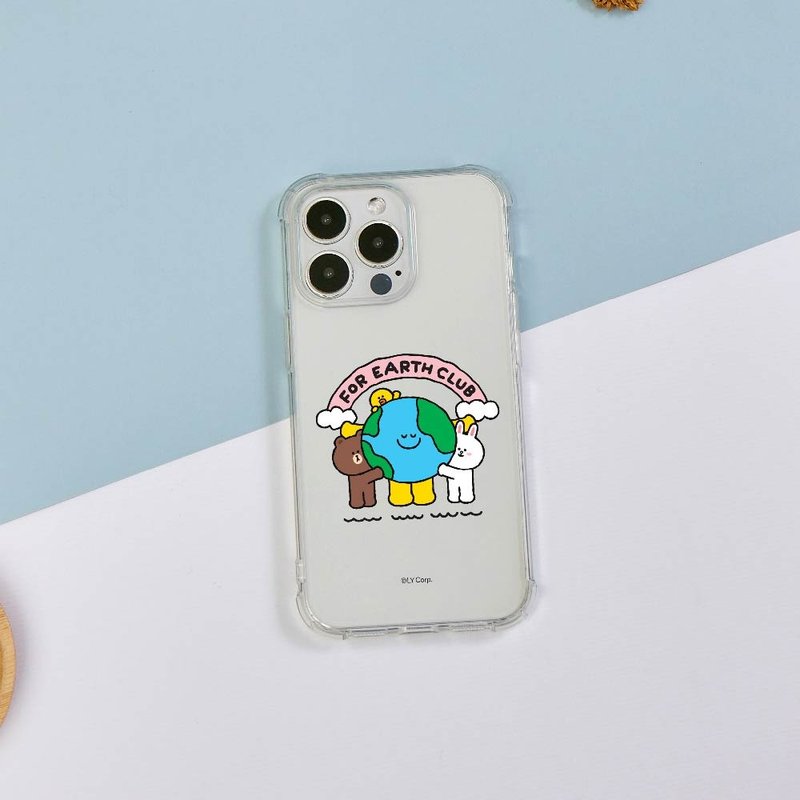 LINE FRIENDS Earth-拥抱地球全气囊防摔iPhone手机壳 - 手机壳/手机套 - 硅胶 多色