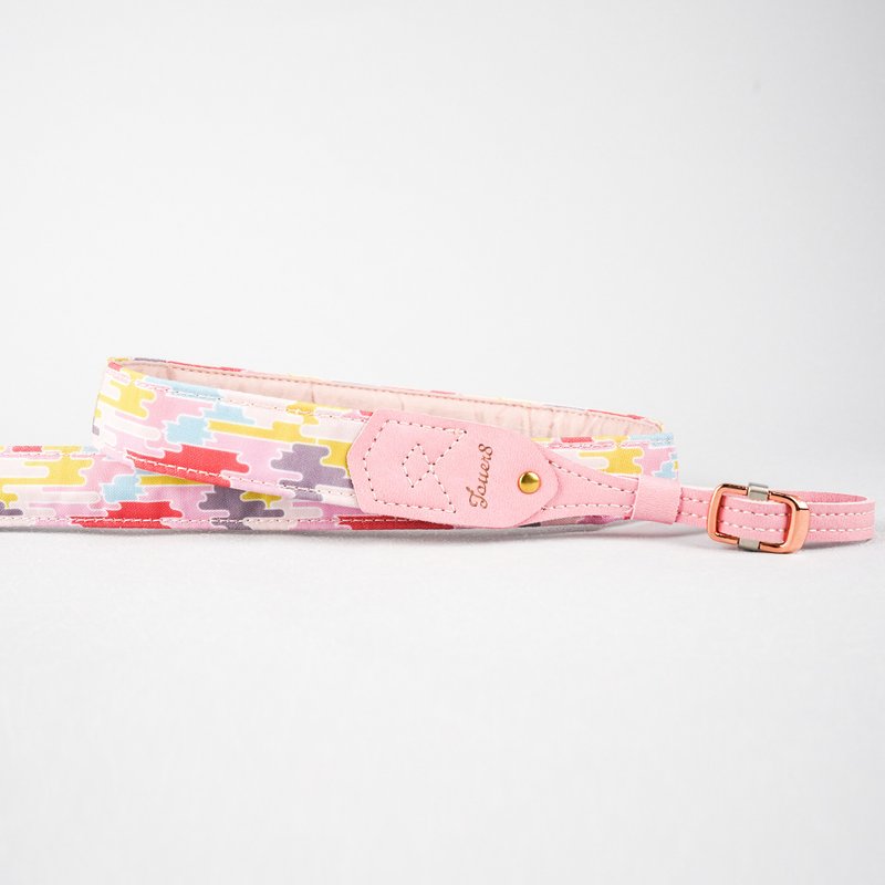 2.5减压背带-夕霞-活泼中显好气色有活力 - 挂绳/吊绳 - 棉．麻 蓝色