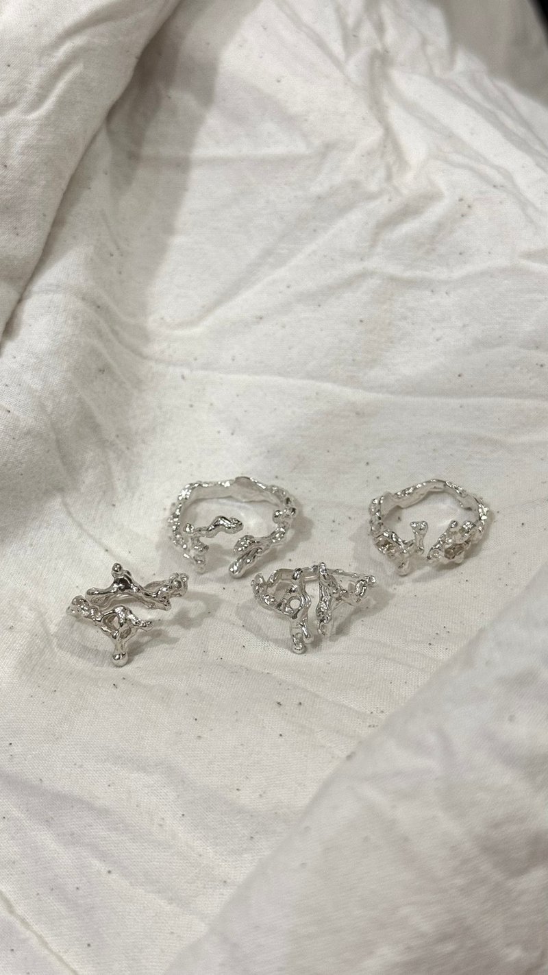 流 /// 925纯银 - 戒指 - 纯银 