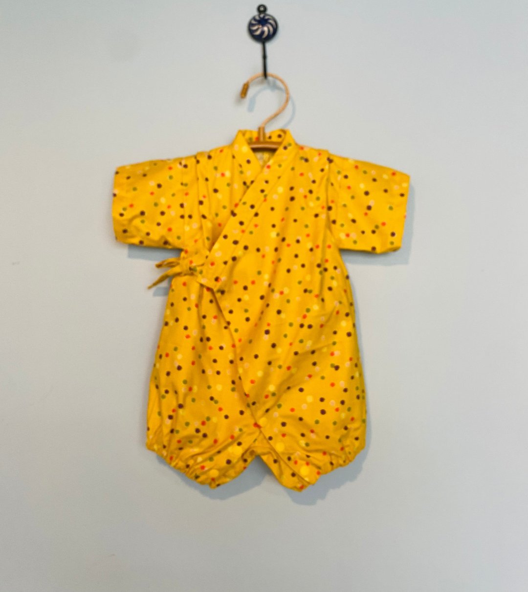 Baby jinbei Japanese baby jinbei 80cm - 包屁衣/连体衣 - 棉 黄色