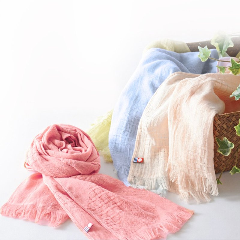 今治四季彩围巾| 新色上市| 日本传统色| 织纹风格| 必备单品 - 围巾/披肩 - 棉．麻 多色