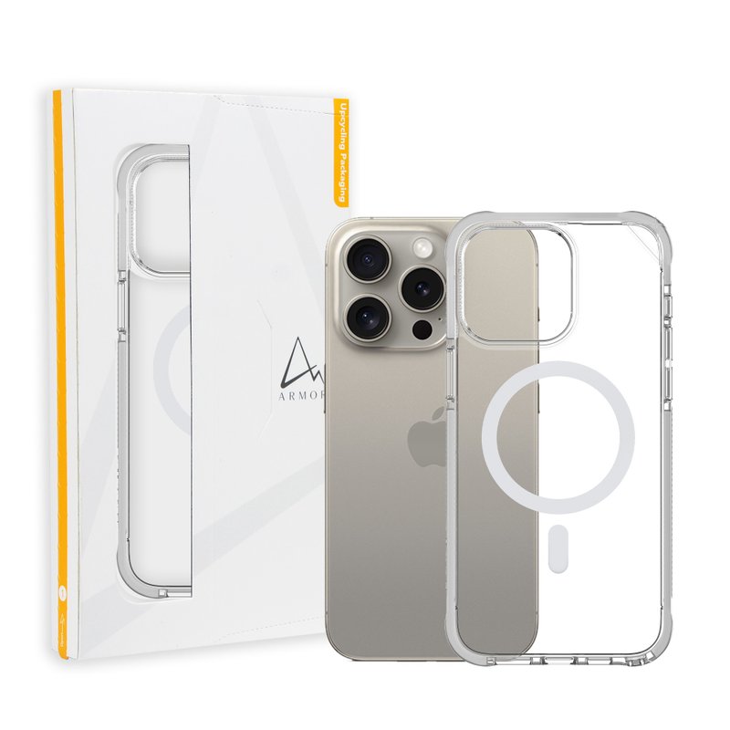 ARMOR iPhone 15 系列Signature Pro MagSafe电话保护壳_水晶透明 - 耳机收纳 - 其他材质 