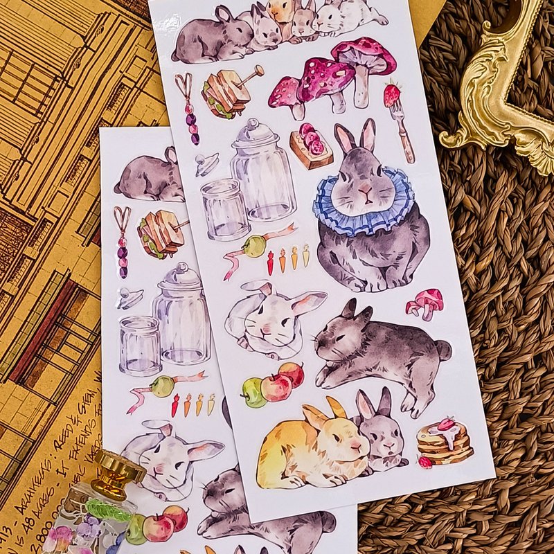 小羊A  /  轉印貼紙 - 贴纸 - 塑料 