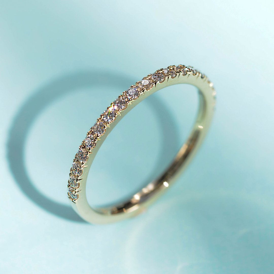 K14YG×钻石 0.19ct Rayon De Lumiére - 戒指 - 宝石 金色