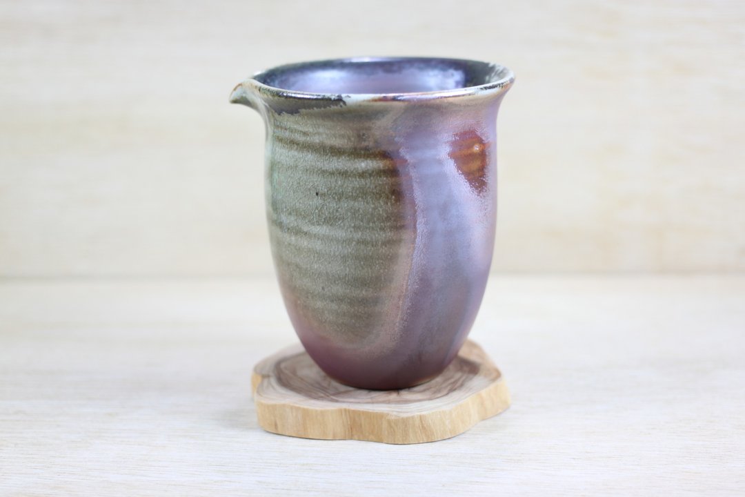 【台湾制造】柴烧天然落灰 手工茶海 公道杯 名家叶敏祥手作 - 茶具/茶杯 - 陶 
