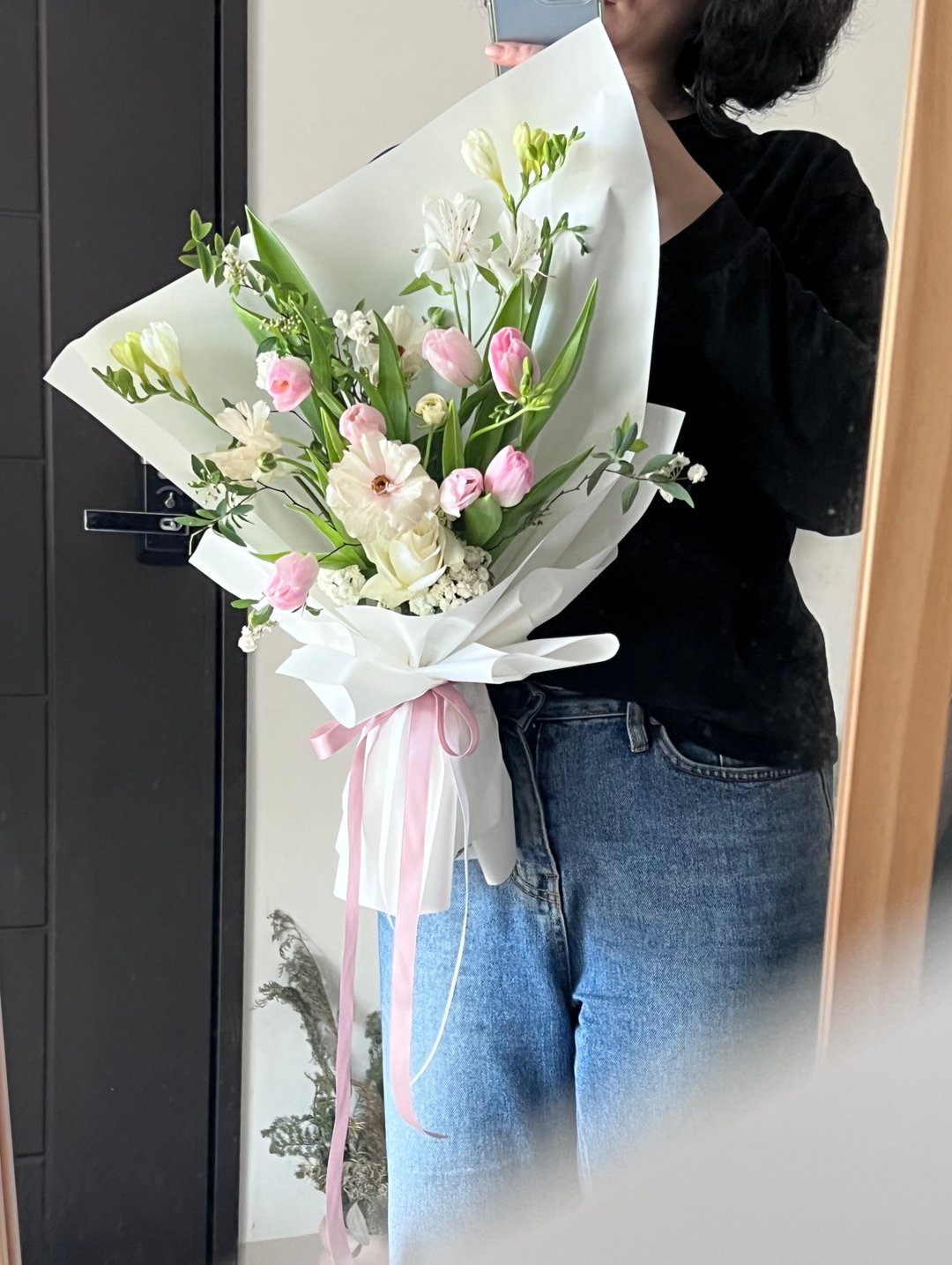 粉色郁金香花束 鲜花花束 快速出货 郁金香 粉色系 - 植栽/盆栽 - 植物．花 粉红色