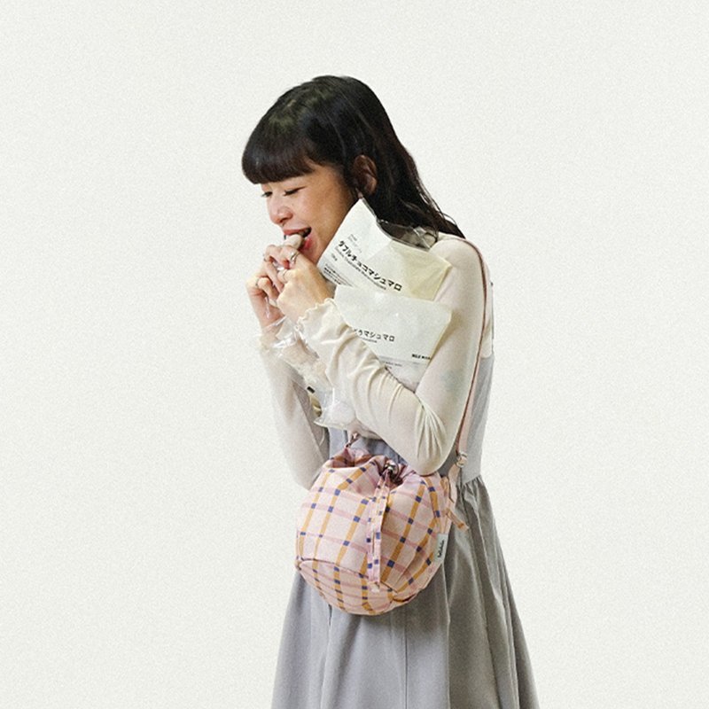 【Nature Beauty系列新品】BORA 两用单肩包小号 (土粉色) - 侧背包/斜挎包 - 聚酯纤维 粉红色