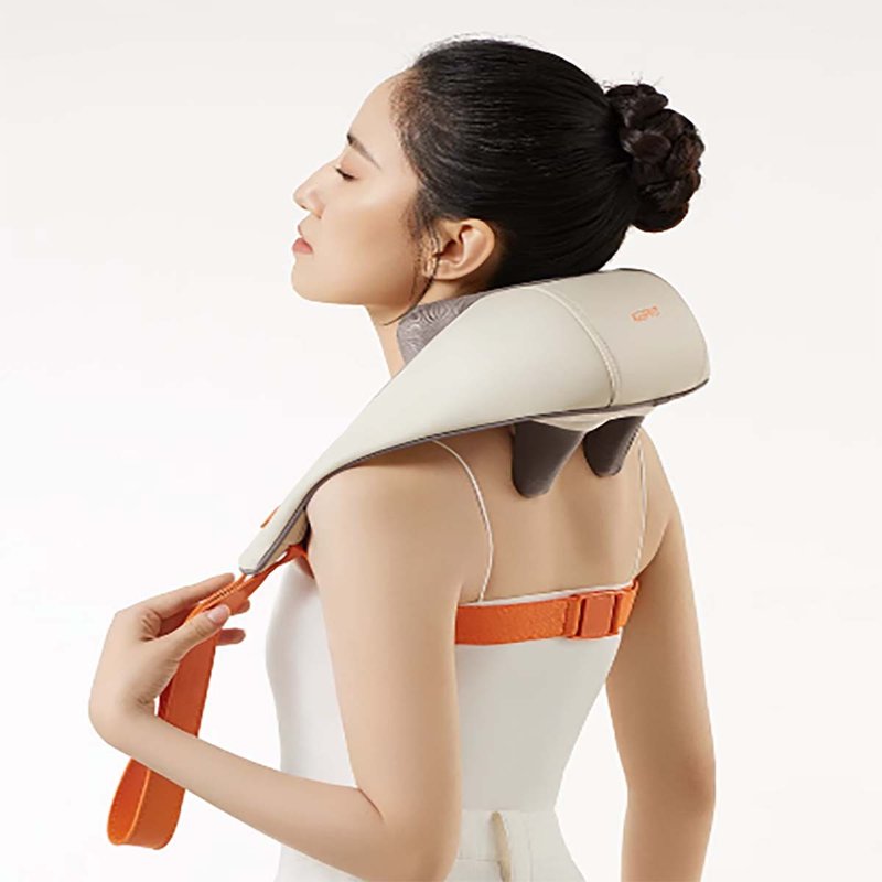 【免运】背部脖子枕肩膀斜方肌颈部按摩仪神器keepfit - 数码小物 - 其他材质 白色