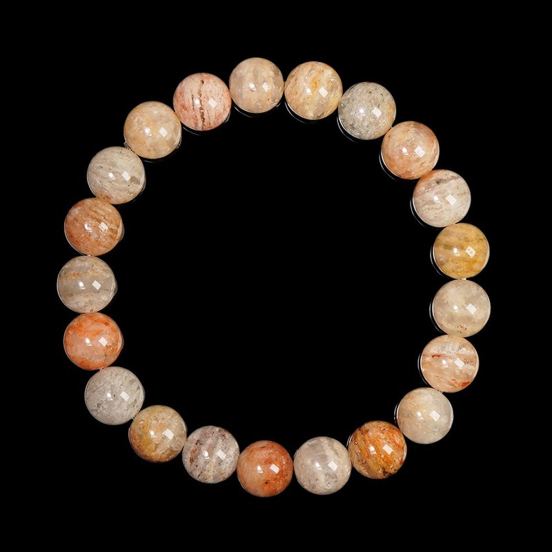 【正佳珠宝】彩幽灵 高品透体千层幽灵 8.8-9.3mm 彩幽灵手珠 - 手链/手环 - 半宝石 多色