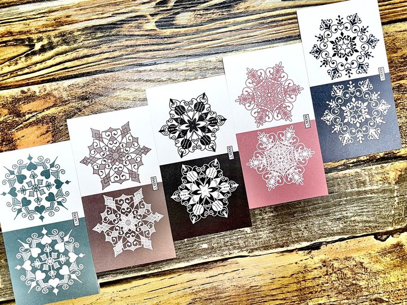 （迷你艺术便笺包 5 种 25 张套装）绘图桌纸 ver_2 - 便条纸/标签贴 - 纸 多色