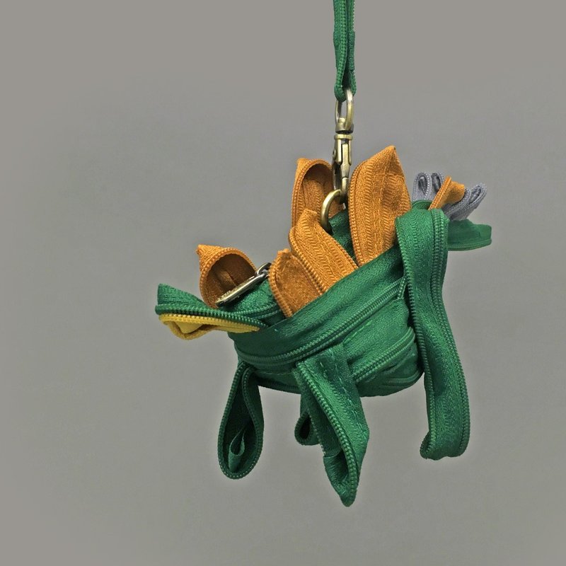 幻想生物【剑龙】山绿色 - 零钱包 - 聚酯纤维 绿色