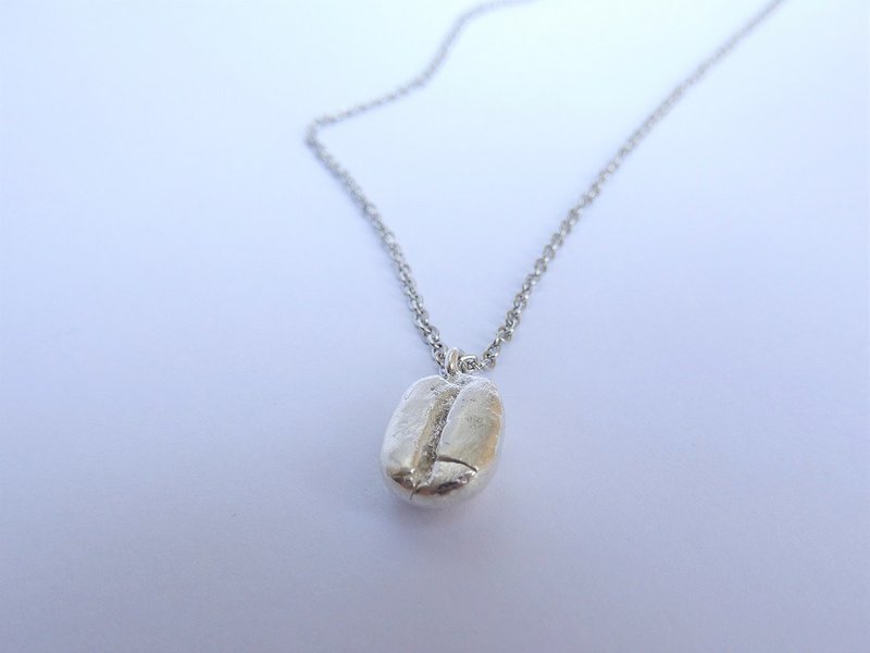 咖啡豆项链 - 项链 - 其他金属 银色