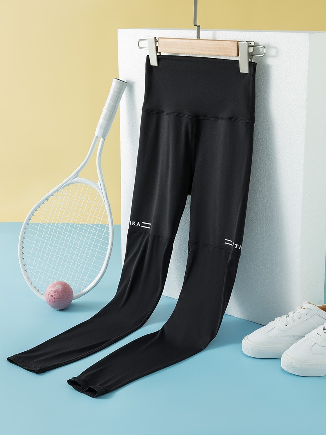 TITIKA Track Leggings - 女装瑜珈服 - 尼龙 黑色