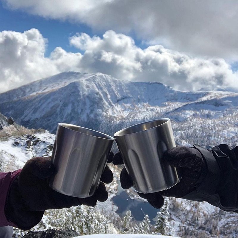 High Camp Flasks-1117 Tumbler 2入软壳酒杯组 / 银色 - 其他杯子 - 不锈钢 银色