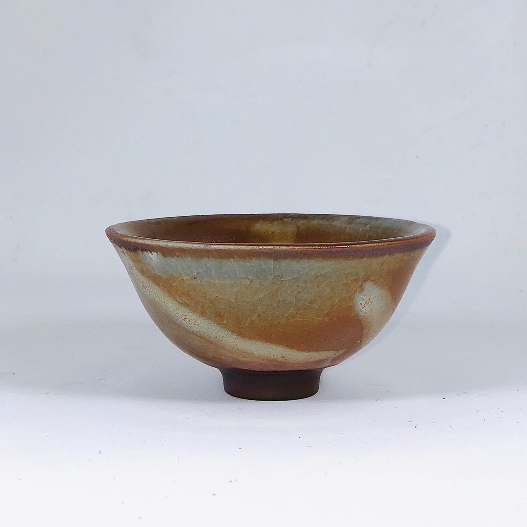 【唯一手作】柴烧 志野小茶碗JC058 - 茶具/茶杯 - 其他材质 