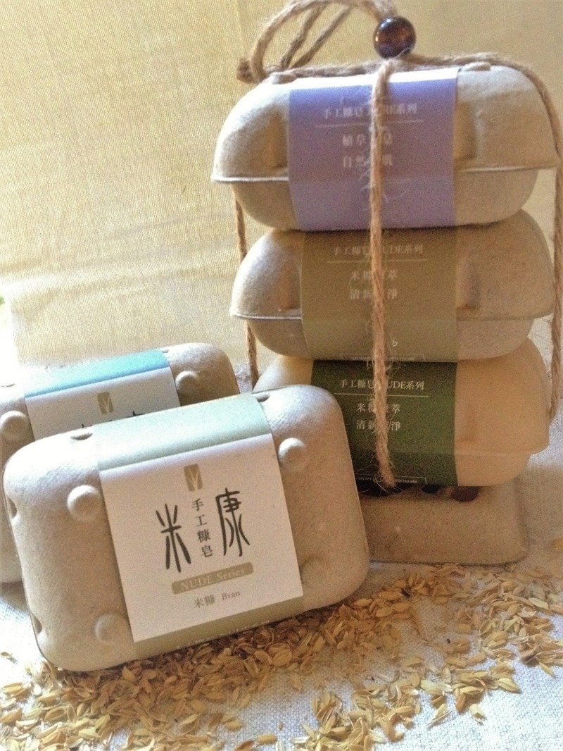 {手作糠皂} 自由搭3件组-任选PURE、NUDE系列 - 手足保养 - 纸 多色