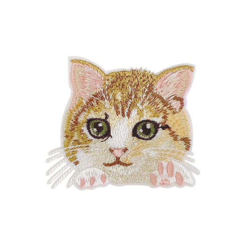 Zoila秀绣贴 造型刺绣布贴_米黄猫咪 - 其他 - 聚酯纤维 卡其色