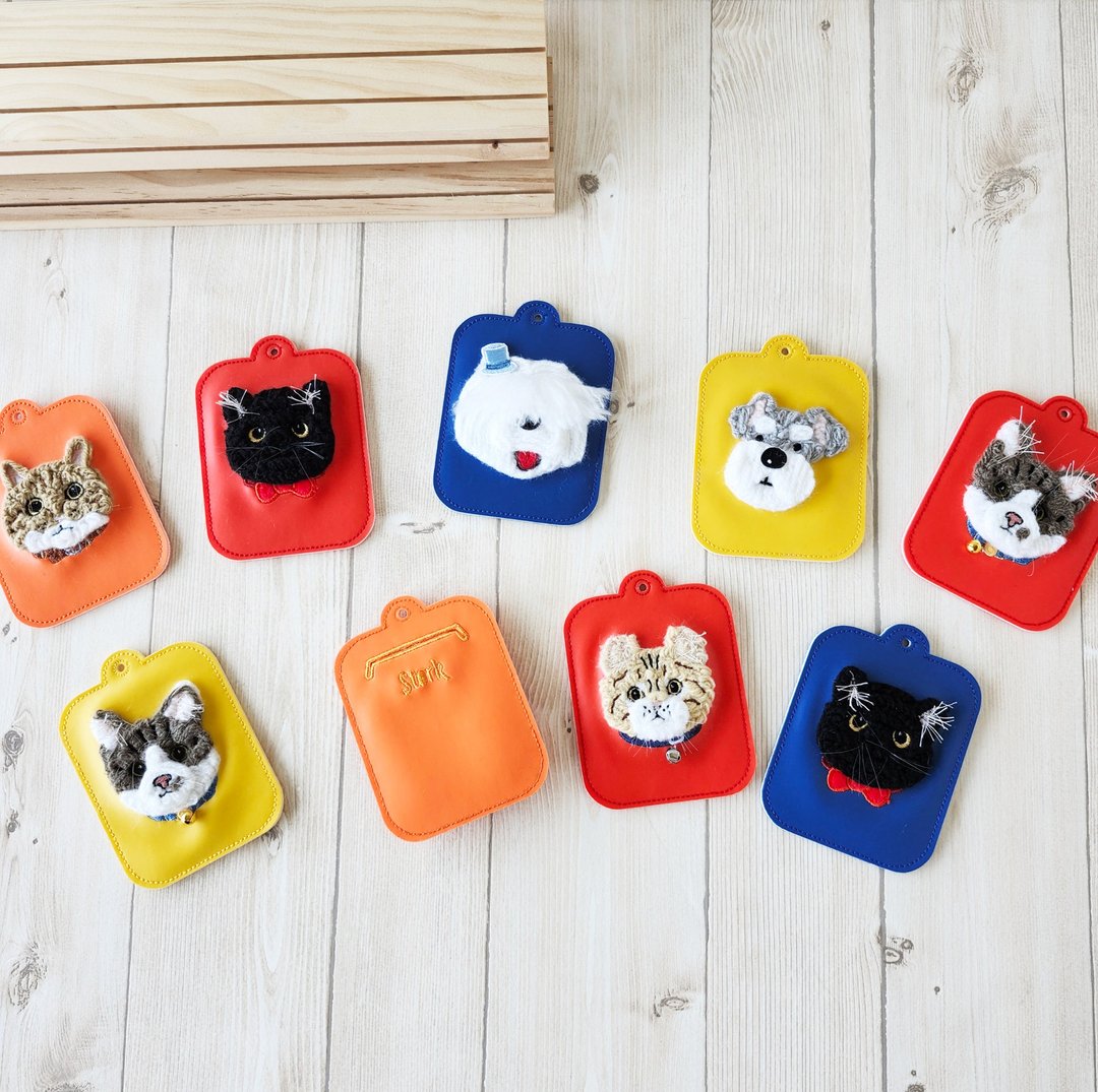 悠游卡套-立体毛孩图案 猫咪 狗狗 兔子 动物 全系列 - 证件套/卡套 - 其他人造纤维 